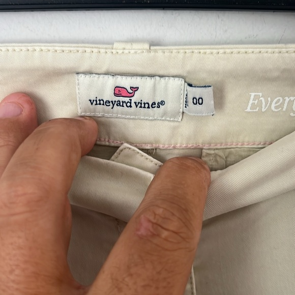 Vineyard Vines Women’s Khaki Shorts Size 00 🕶️ - Picture 6 of 9